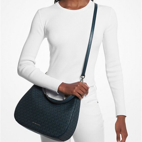 (3) Michael Kors - Cora Large Hobo Shoulder Bags - Picture 3 of 16